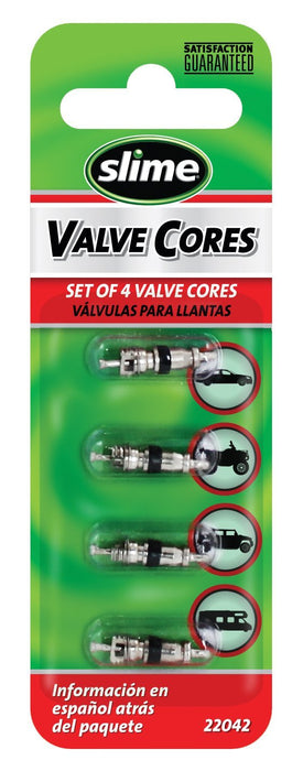 SLIME 22042 Tire Valve Cores, set of 4