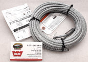 WARN 100973 Winch Wire Rope for VRX 45, AXON 45, 55, 1/4" x 50'