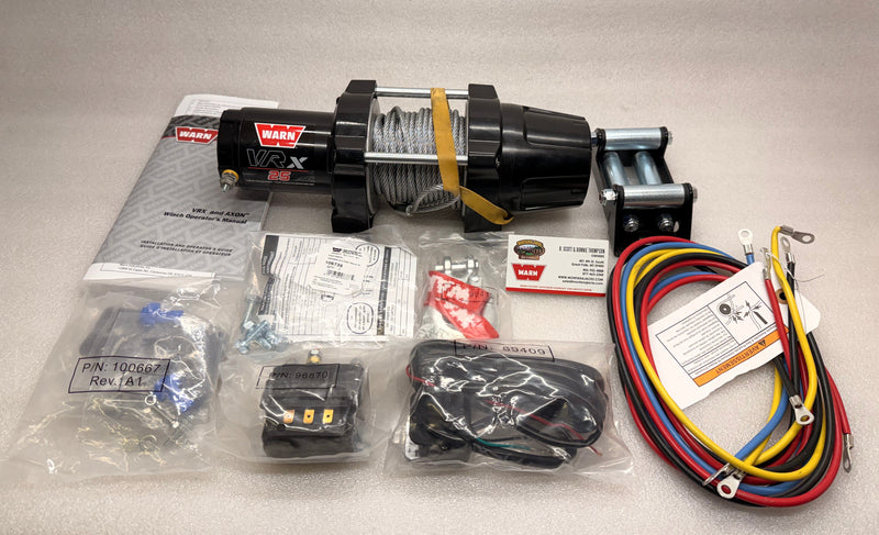 SCRATCH/DENT WARN 101025 VRX 25 ATV Winch Steel