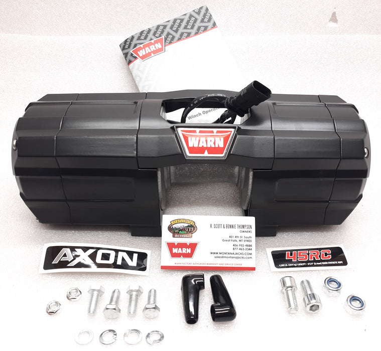 WARN 101608 AXON 45RC Replacement Winch (Bare Winch)