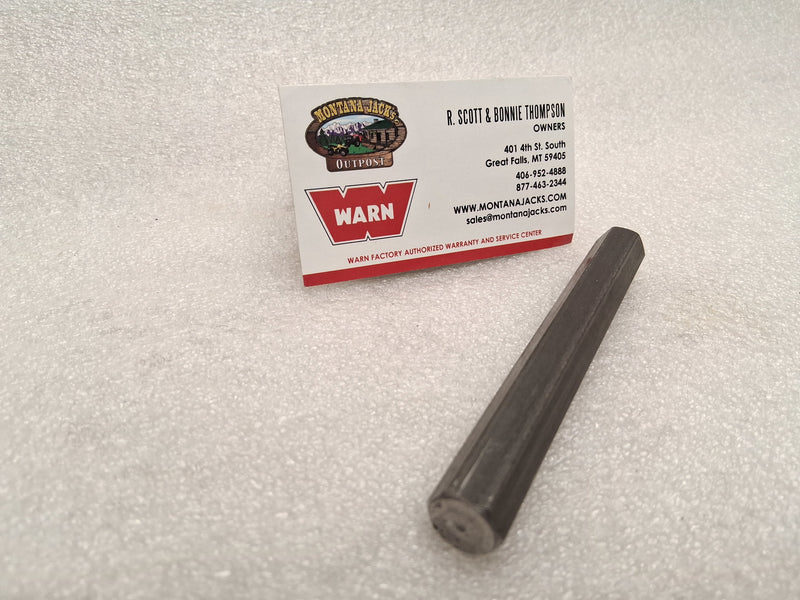 WARN 102661 Winch Driveshaft 1/2" x 4.40", Series 9 Industrial Short Drum