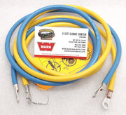 WARN 103045 Cable set, 54" Yellow/Blue, 6 gauge