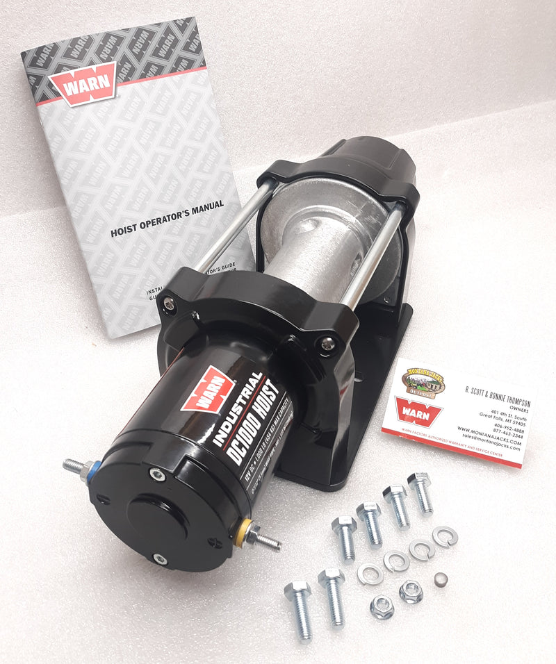Warn 105101 DC1000 Industrial DC Hoist, 12v, replaces 82469