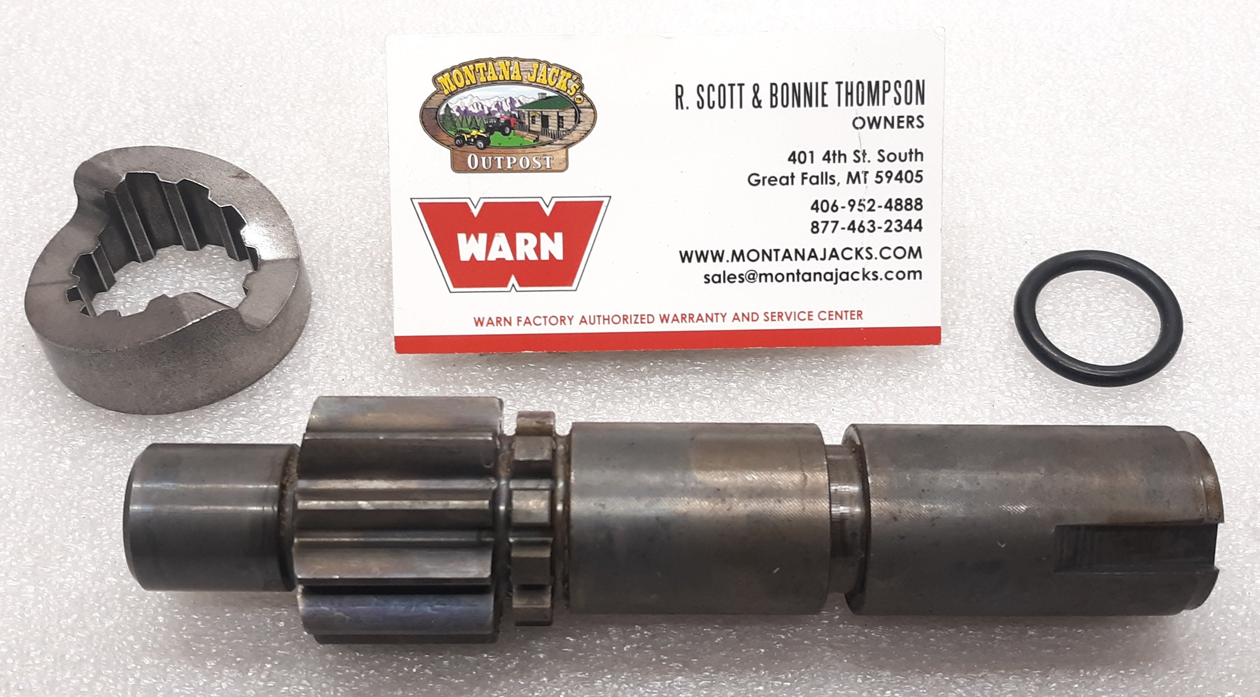 WARN 106131 Pinion and Cam for 8274-70 Winch — Montana Jacks Outpost