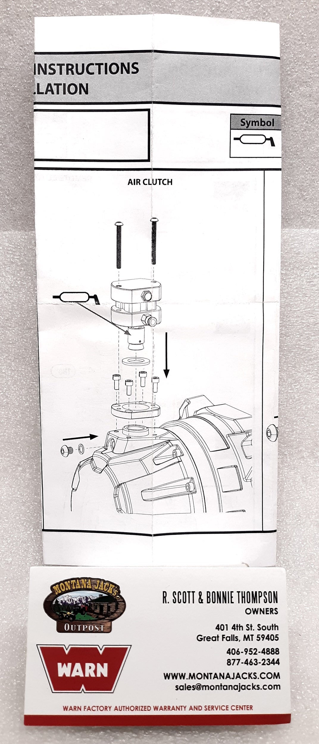 ぎゅな☺︎ WARN 107038 Air Clutch Kit for G2 Industrial Winches — Montana