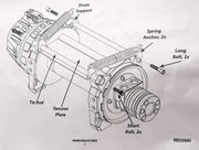 WARN 107110 Winch Cable Tensioner for G2 Industrial w/10" drum, Top Mounted