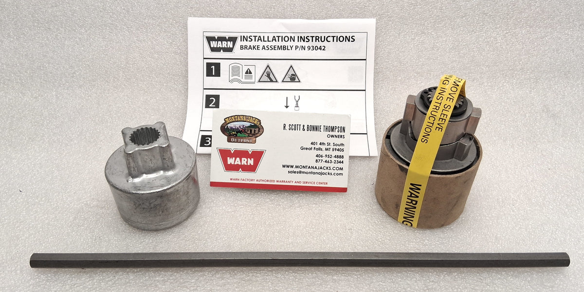 WARN 107295 (89916) Brake Service Kit for Zeon XP,XD, and XC
