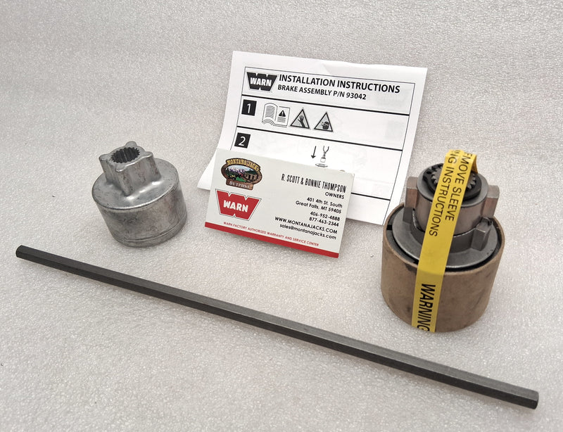 WARN 107295 (89916) Brake Service Kit for Zeon XP and XD