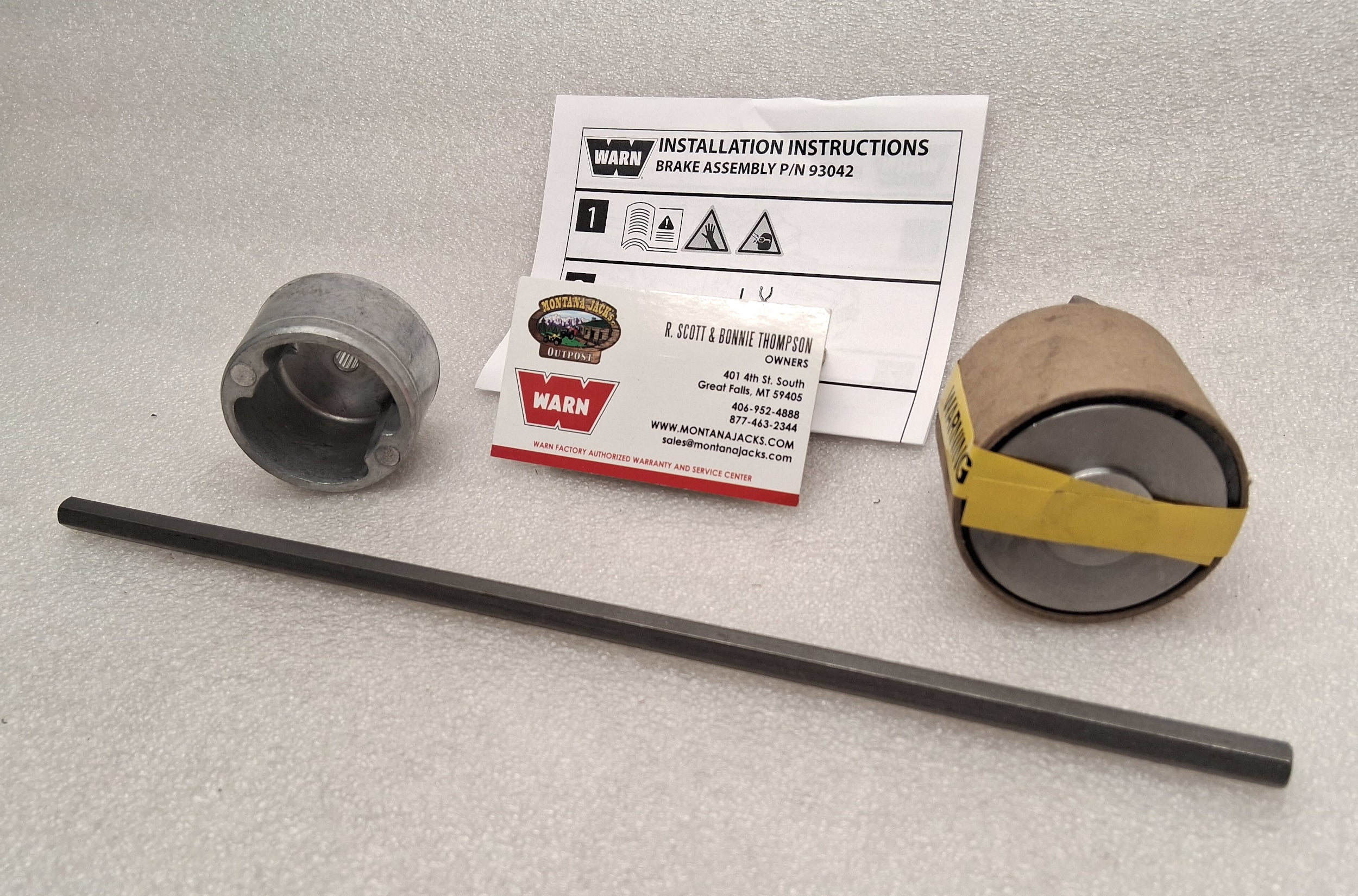 WARN 107295 (89916) Brake Service Kit for Zeon XP,XD, and XC