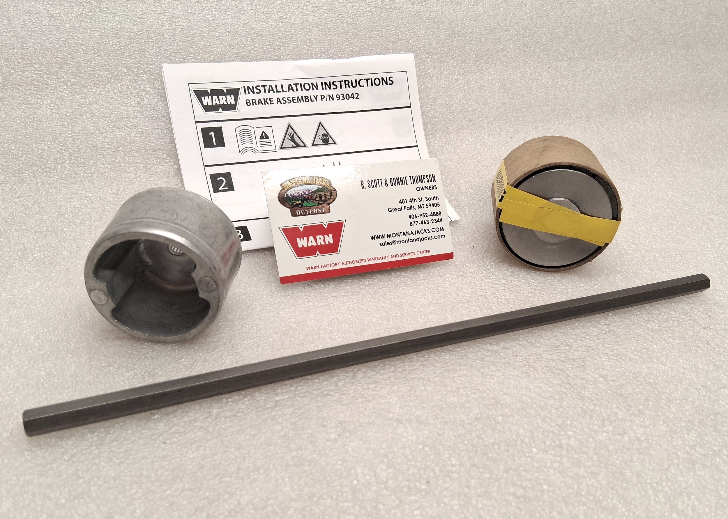 WARN 107295 (89916) Brake Service Kit for Zeon XP,XD, and XC