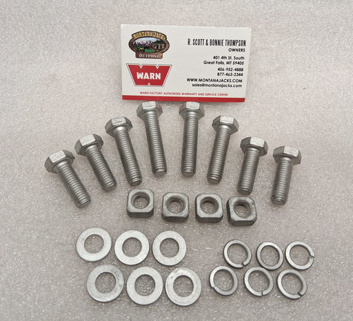 WARN 109134 Winch Mounting Hardware Kit for EVO Series