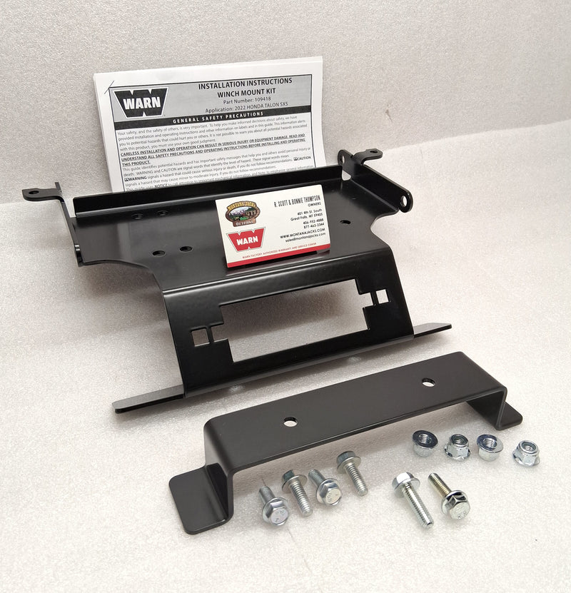 WARN 109418 Winch Mount for 22-25 Honda Talon 1000
