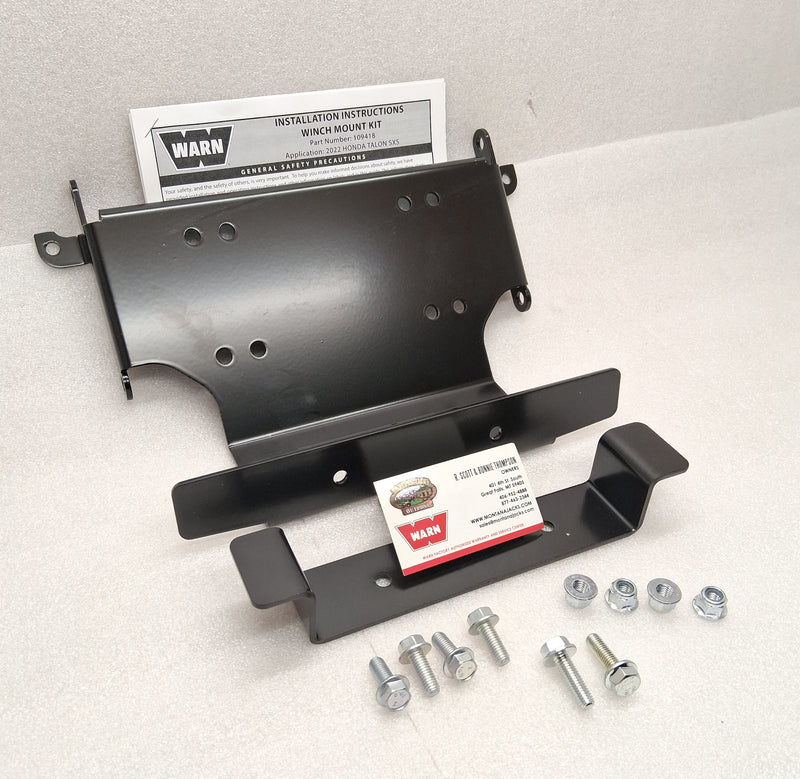 WARN 109418 Winch Mount for 22-25 Honda Talon 1000