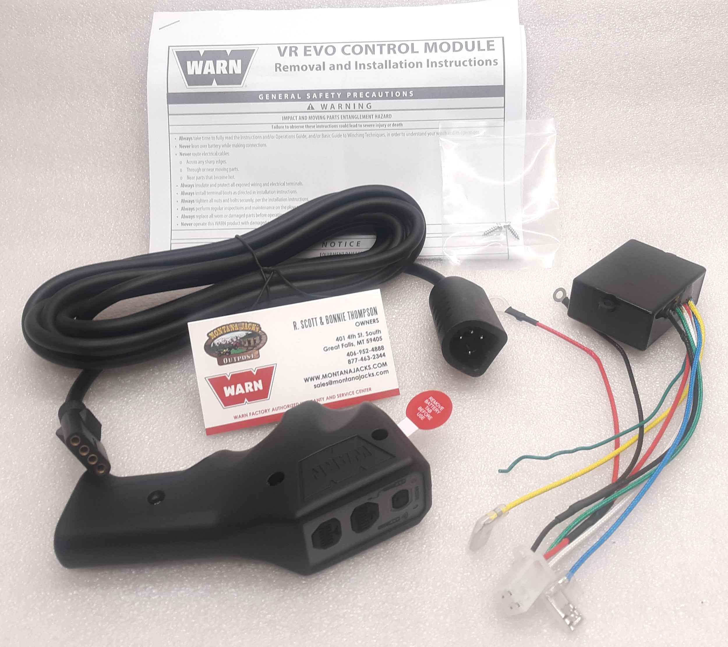 WARN 109470 Remote Control kit for EVO, FREE SHIPPING! — Montana