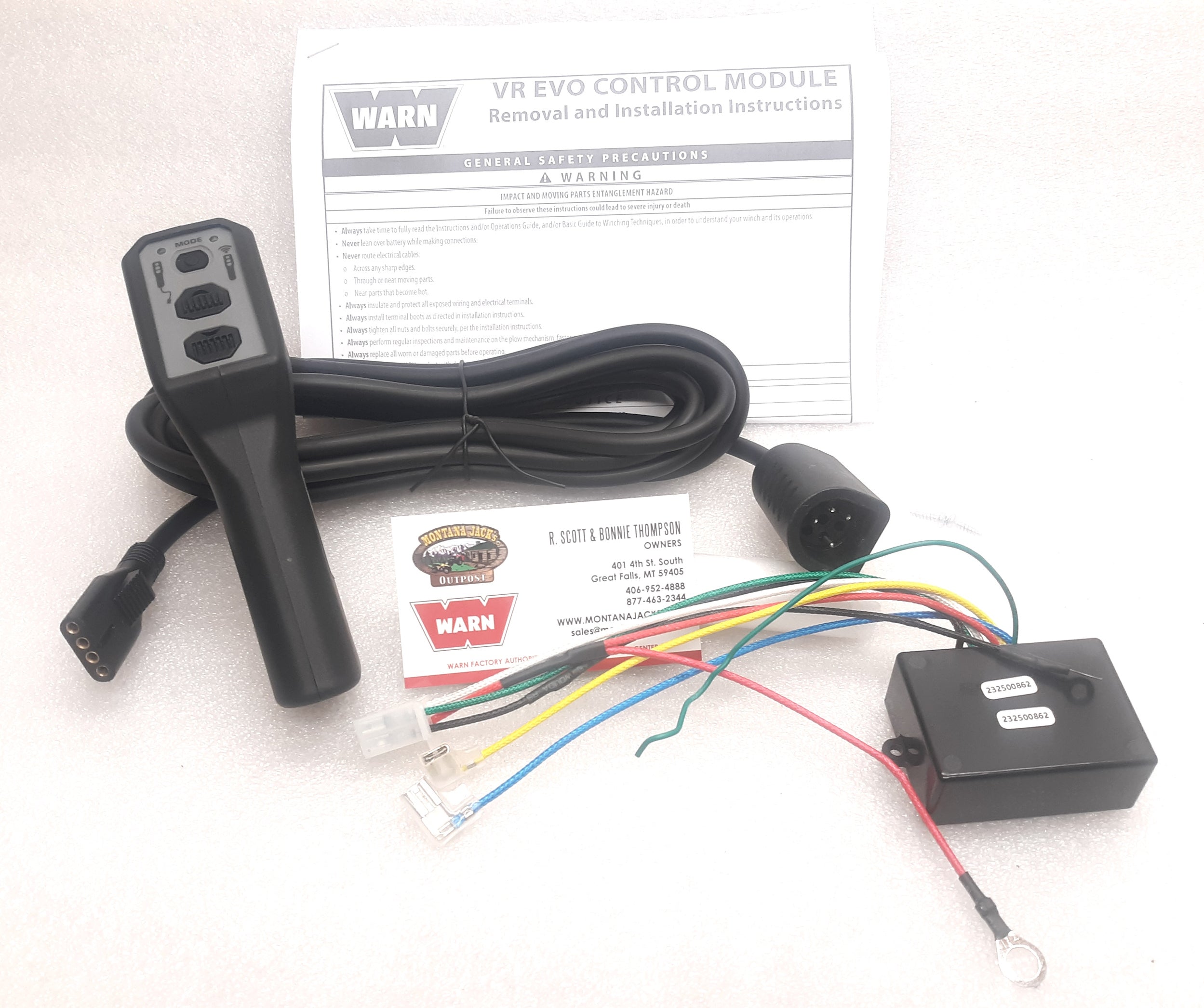 WARN 109470 Remote Control kit for EVO, FREE SHIPPING! — Montana Jacks
