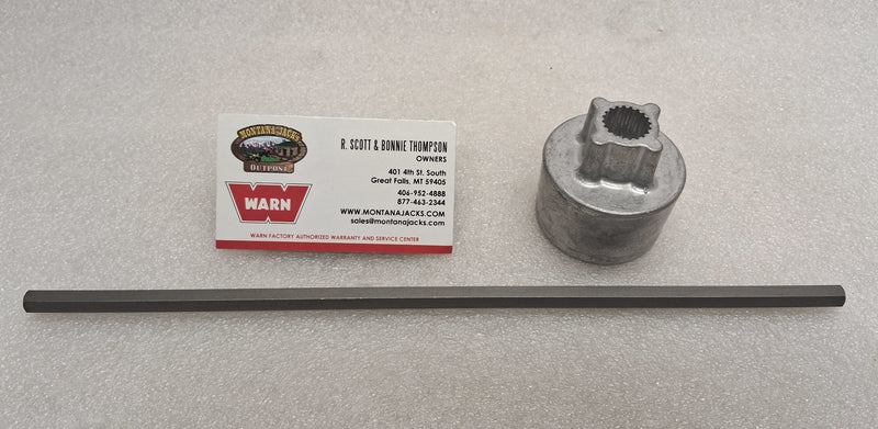 WARN 109662 Winch Driveshaft for all ZEON XD/XP, 292mm, 11.496"