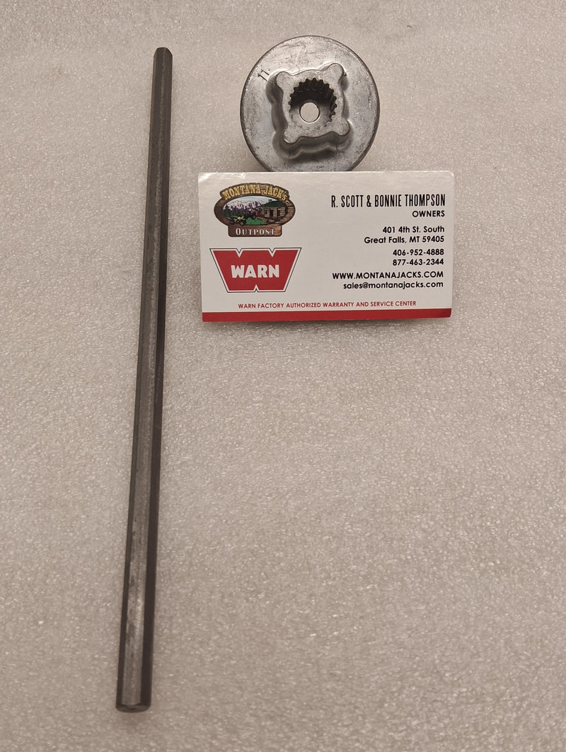 WARN 109662 Winch Driveshaft for all ZEON XD/XP, 292mm, 11.496"