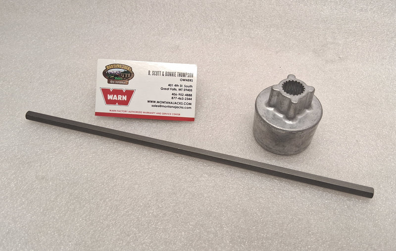 WARN 109662 Winch Driveshaft for all ZEON XD/XP, 292mm, 11.496"