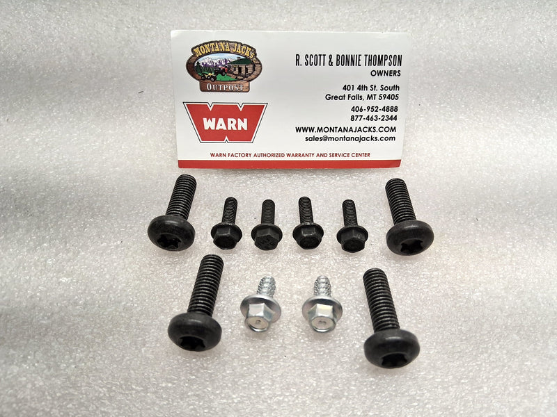 WARN 109715 Tie Plate Hardware for ZEON XD/XP Winches