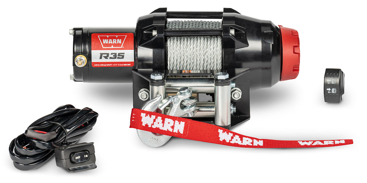 WARN 110035 R-Series 3500 lb Wire Rope Winch — Montana Jacks Outpost