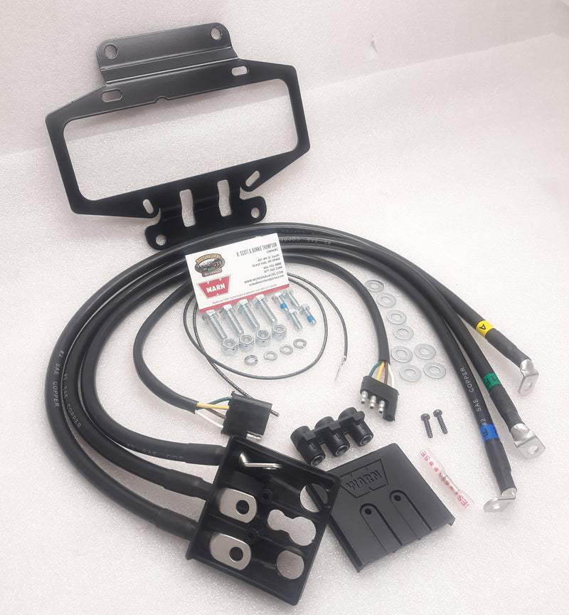 WARN 111142 ZEON XD Winch Control Pack Relocation Kit w/Bracket - 31" (short kit)
