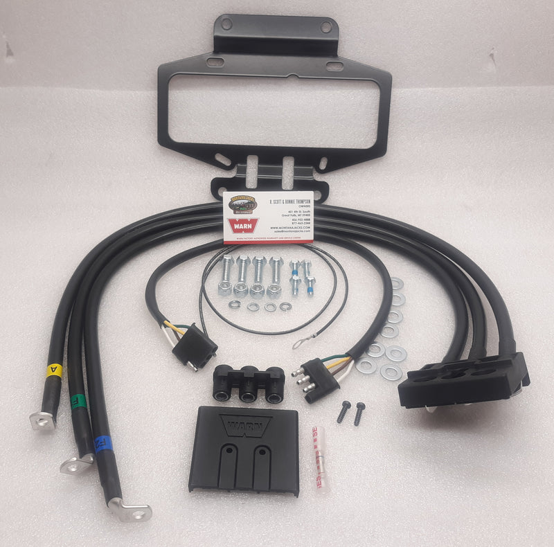 WARN 111142 ZEON XD Winch Control Pack Relocation Kit w/Bracket - 31" (short kit)