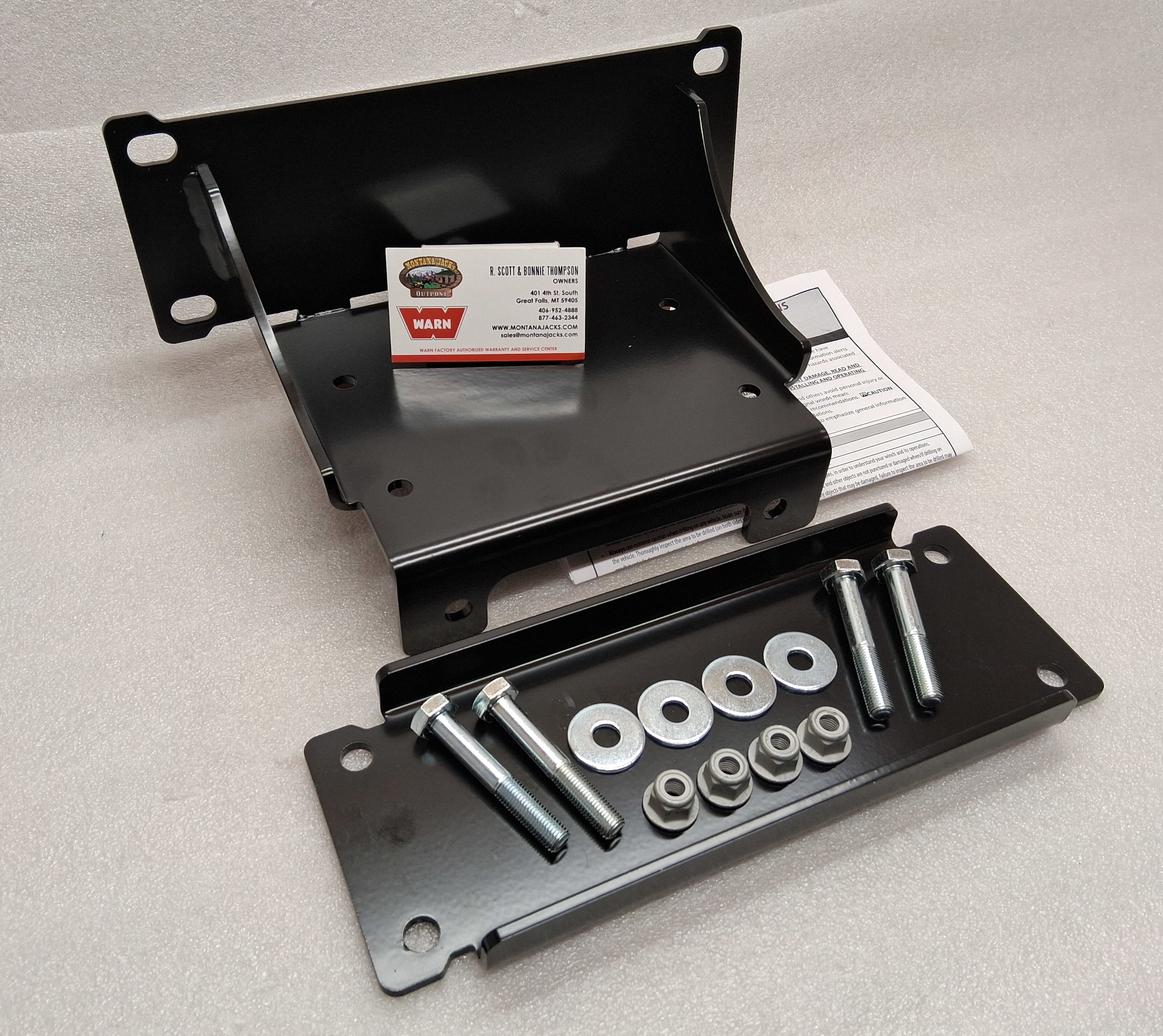 WARN 111146 UTV Winch Mount for 2024-25 Kawasaki Ridge — Montana