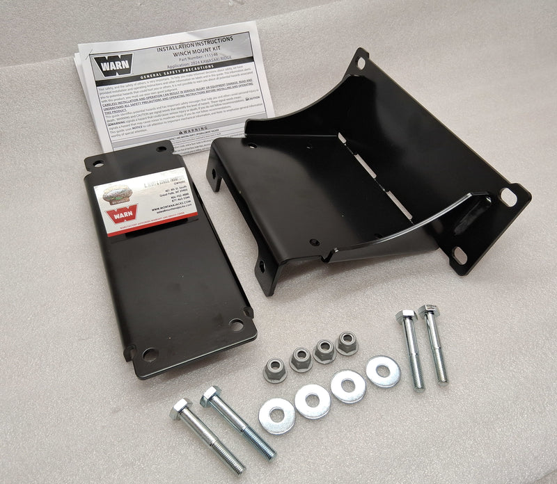 WARN 111146 UTV Winch Mount for 2024 Kawasaki Ridge