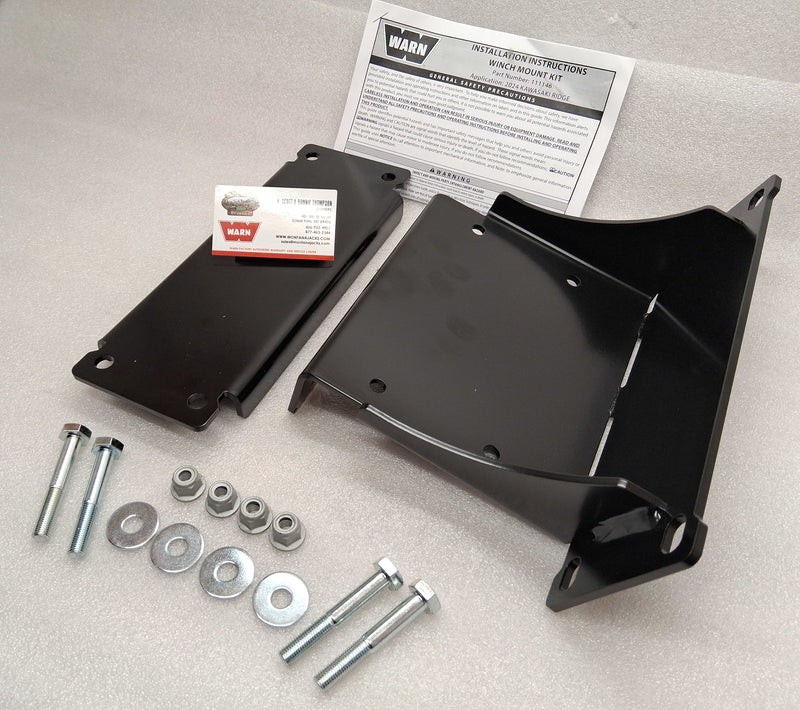 WARN 111146 UTV Winch Mount for 2024 Kawasaki Ridge