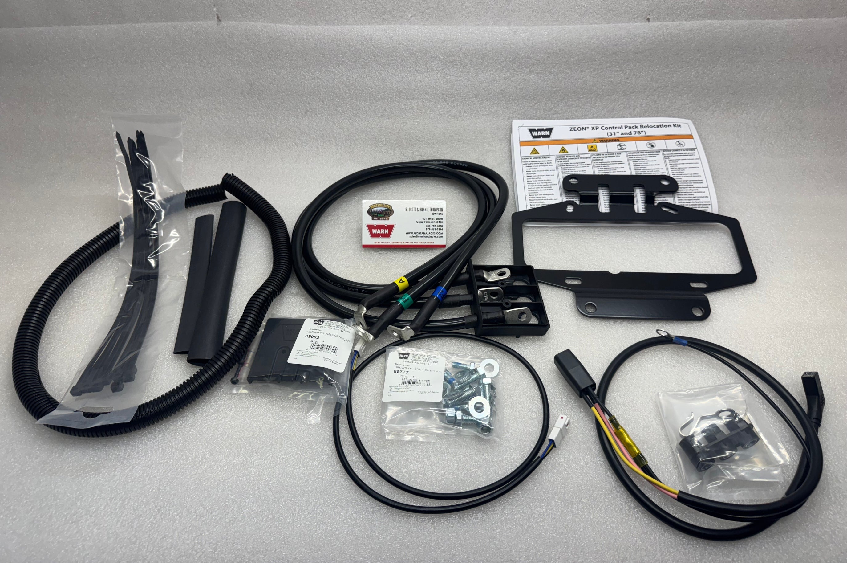 TELE BOAT 五十恩 フォルダー WARN 111250 ZEON XP Winch Control Pack Relocation Kit (Free