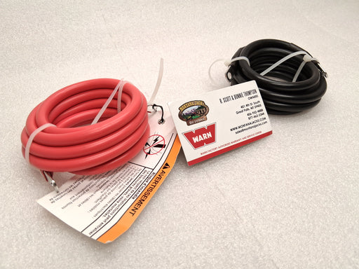 WARN 111263 R35 Battery Cables, 6 gauge, 72" (Black/Red)
