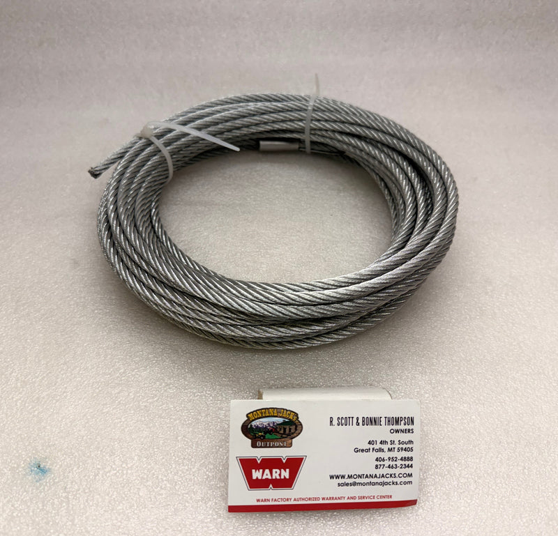 WARN 111382 R-Series 1/4"x50' Wire Rope