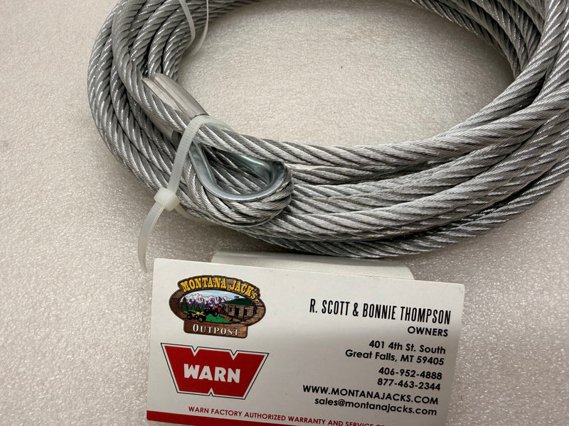 WARN 111382 R-Series 1/4"x50' Wire Rope