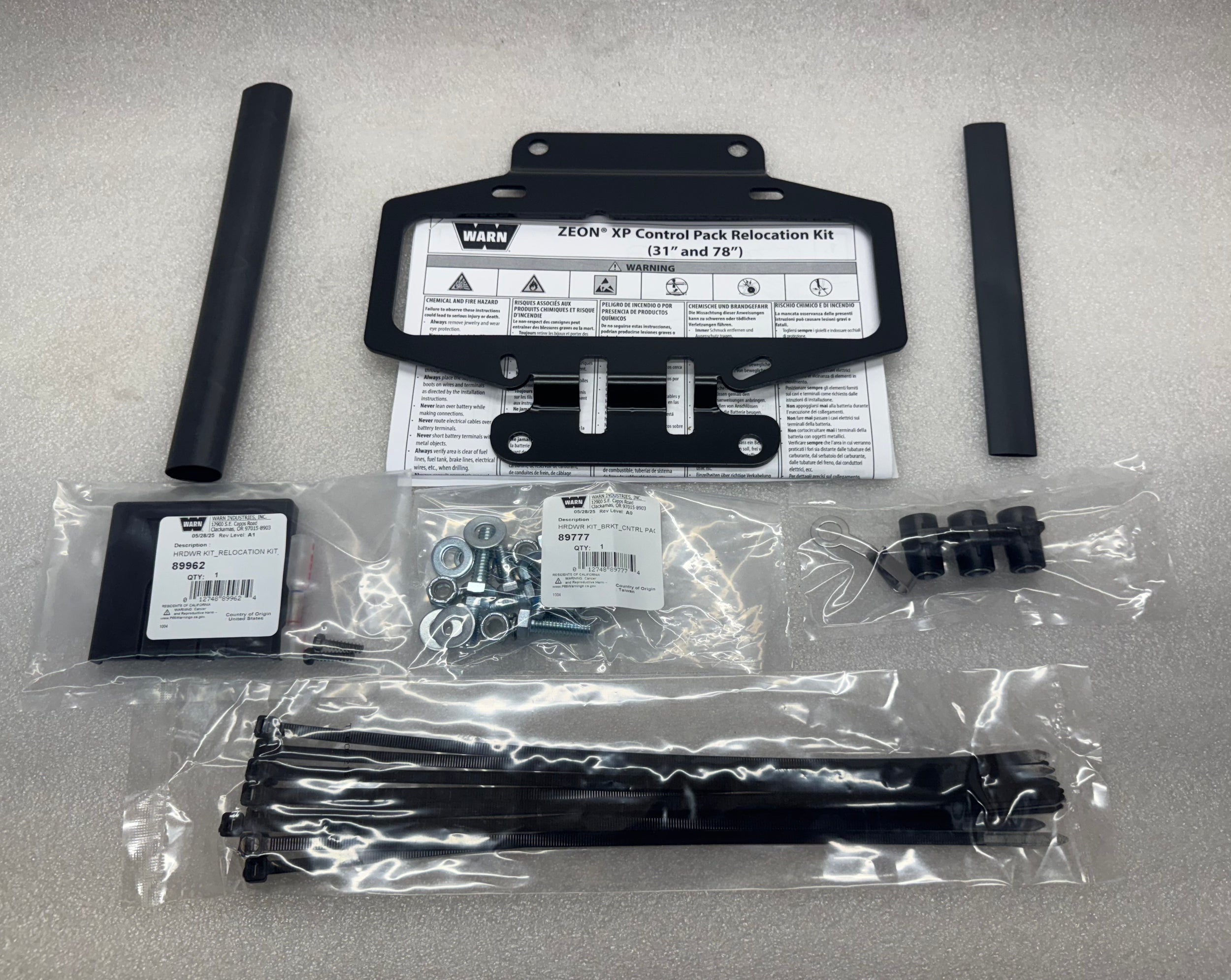 WARN 111394 ZEON XP Winch Control Pack Relocation Kit - 78