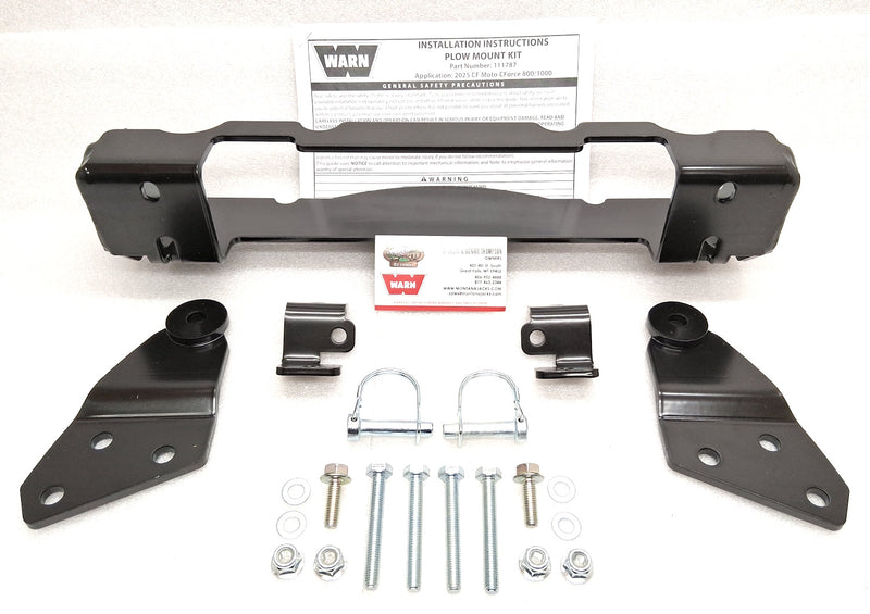 WARN 111787 FRONT PLOW MOUNT KIT CFMOTO CFORCE 800/1000