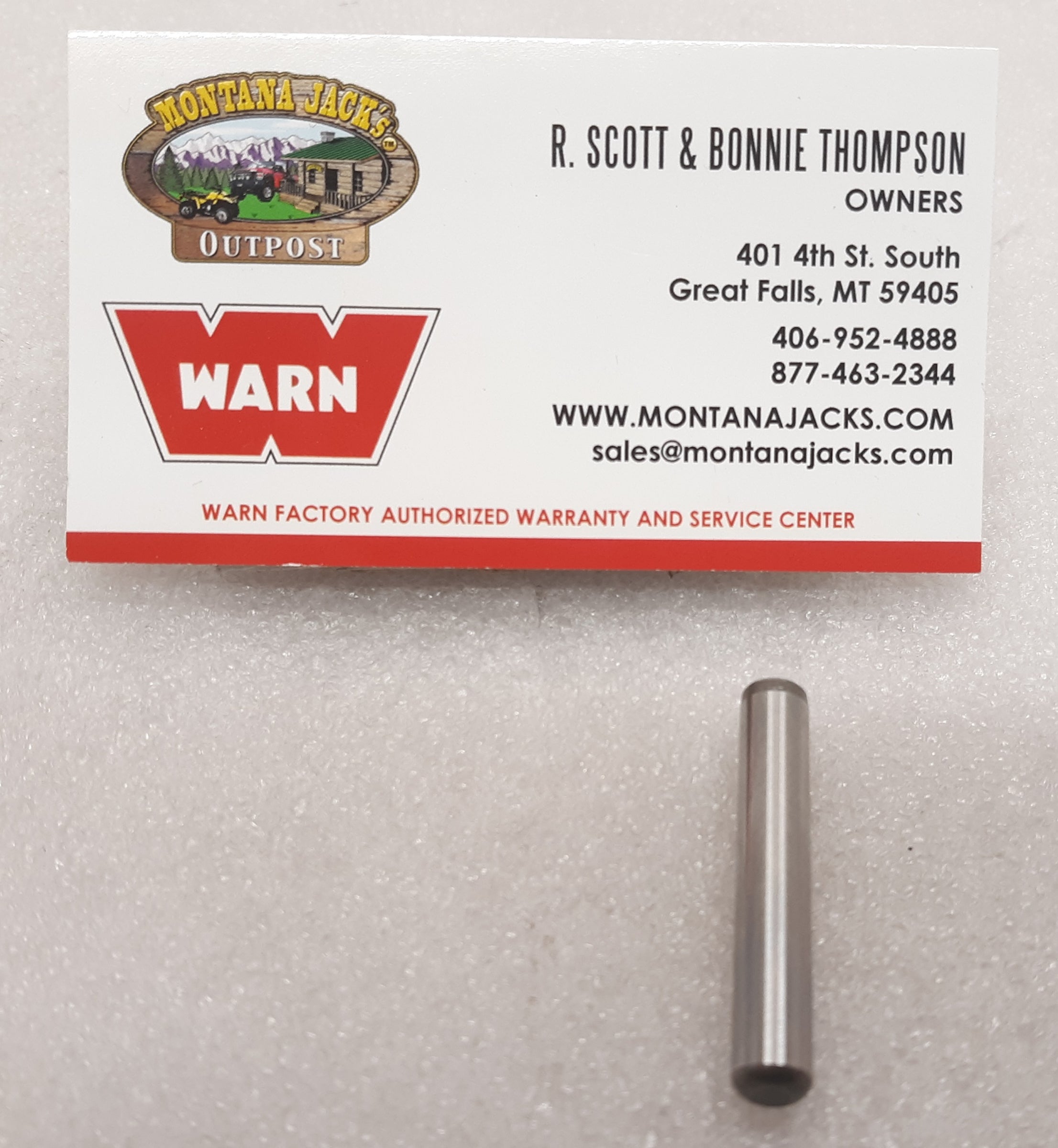 WARN 102554 (16086) Clutch Lever Retaining Pin for Series Industrial 1 ...