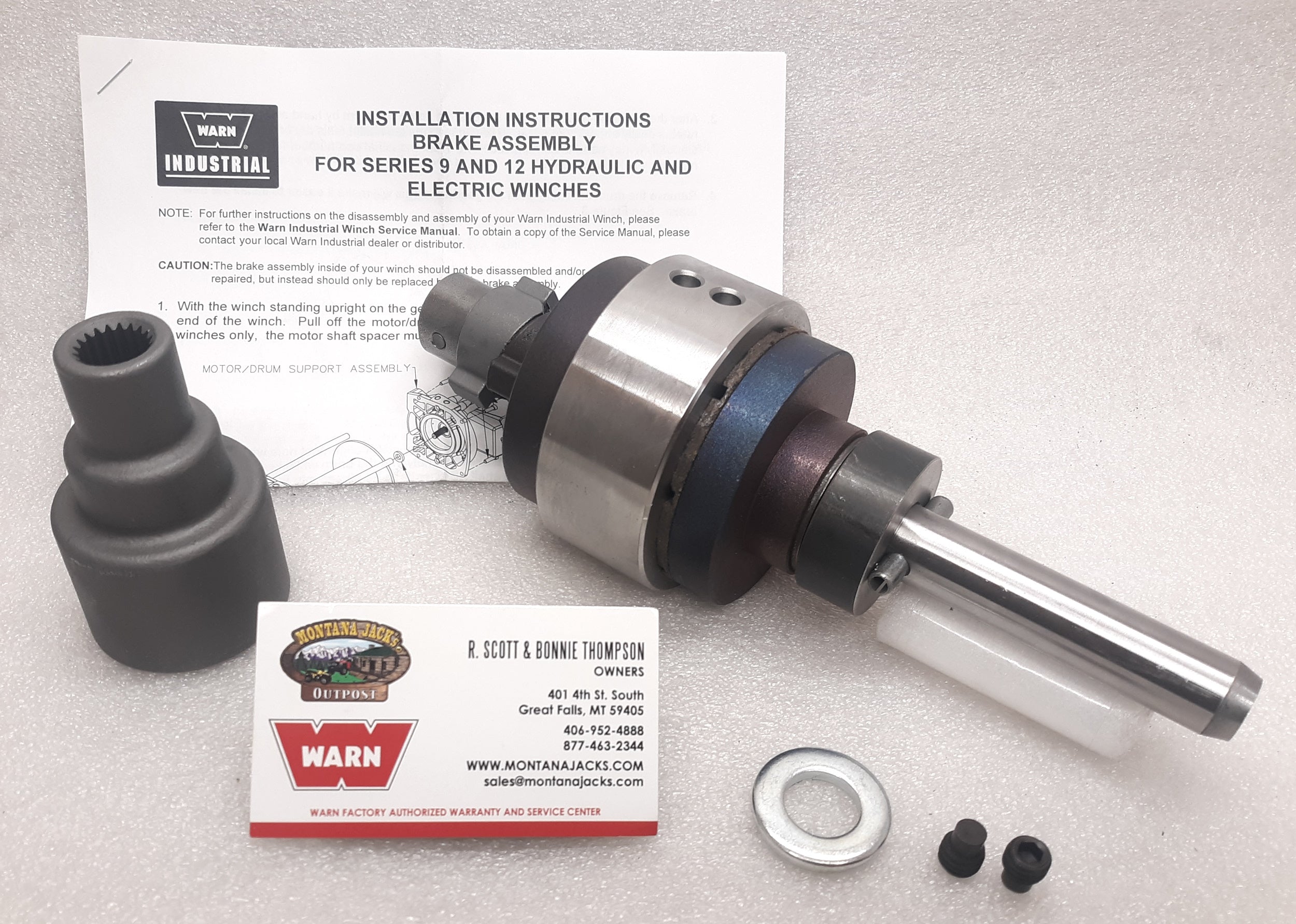WARN 31683 Disc Brake Assembly, CCW, for Series Industrial Winch