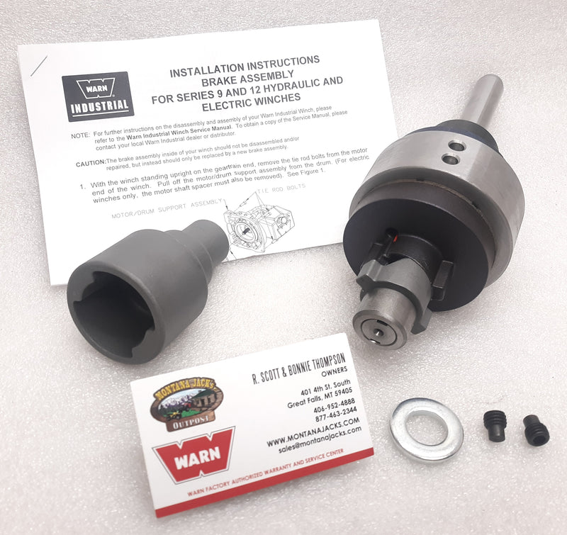 WARN 31683 Disc Brake Assembly, CCW, for Series Industrial Winch, DC