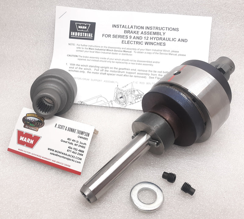 WARN 31683 Disc Brake Assembly, CCW, for Series Industrial Winch, DC