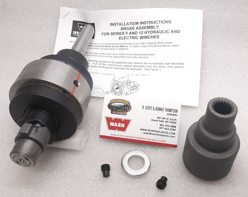 WARN 31683 Disc Brake Assembly, CCW, for Series Industrial Winch, DC