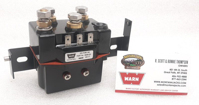 WARN 34974 Contactor w/bracket for 24v Hoists