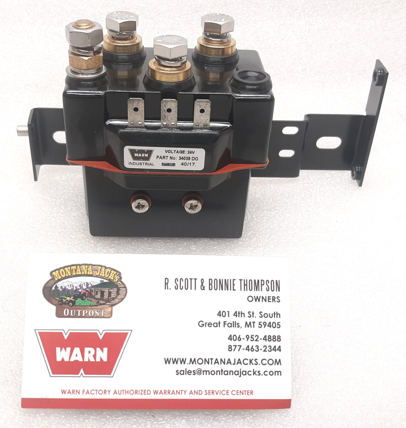 WARN 34974 Contactor w/bracket for 24v Hoists
