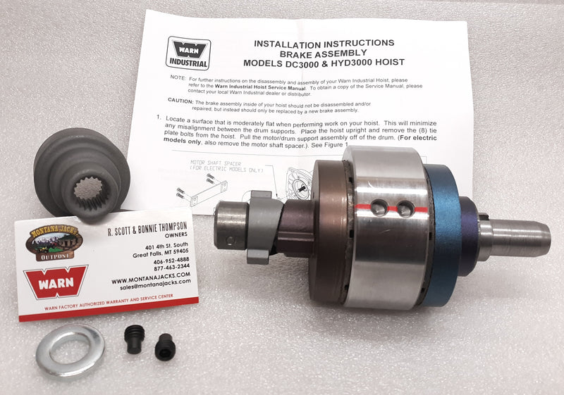 WARN 37468 Brake for DC3000 Industrial Hoist, CCW Rotation
