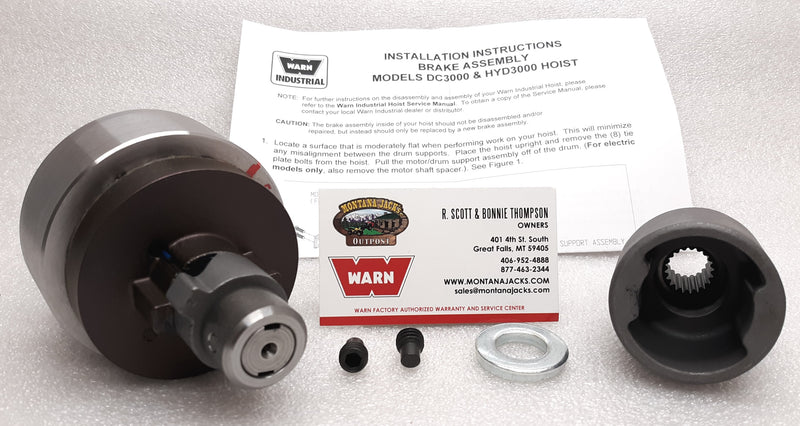 WARN 37468 Brake for DC3000 Industrial Hoist, CCW Rotation