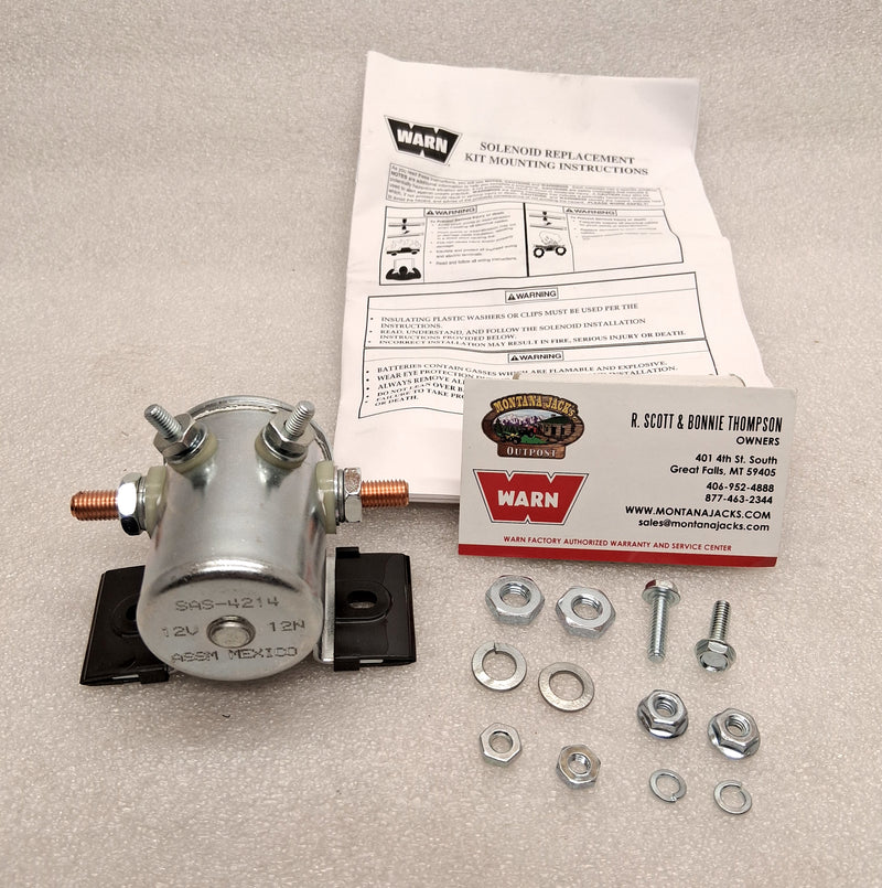 WARN 63001 Power Interrupt Solenoid, 12v