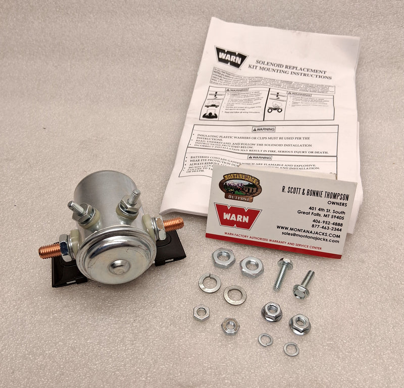 WARN 63001 Power Interrupt Solenoid, 12v