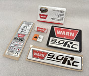 WARN 71526 Decal kit for 9.0Rc Winch