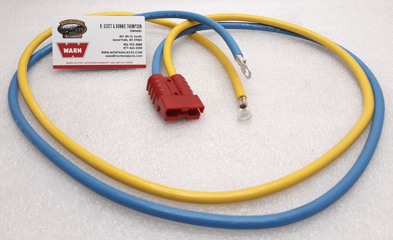 WARN 72886 Quick Connect Power Cable, 48", 6 Gauge, 50 Amp