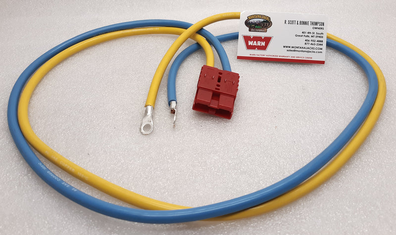 WARN 72886 Quick Connect Power Cable, 48", 6 Gauge, 50 Amp