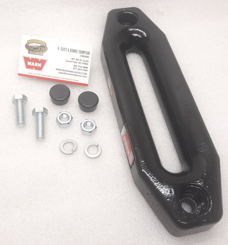 WARN 73850 Hawse Fairlead with bolts, for winches 6,000 lbs and up, Cast Iron